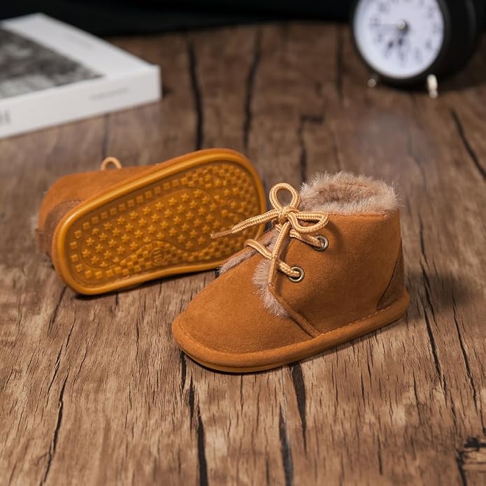 Clowora Baby Boys Girls Shoes Non-Slip Rubber Sole Sneakers Infant First - Image 3