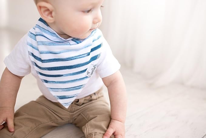 Copper Pearl 6 Pack Soft Cotton Baby Bibs - Image 9