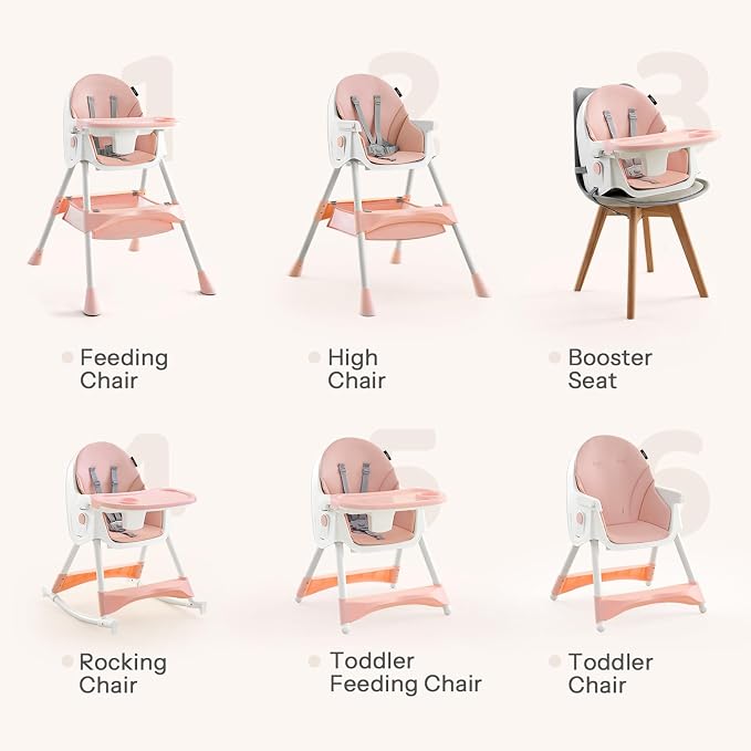 HARPPA 6-in-1 Convertible Baby High Chair - Image 4