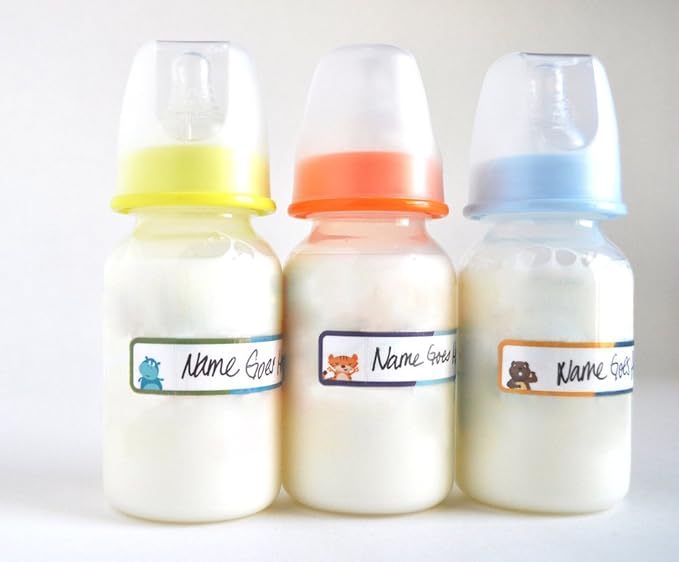 Bottle Labels, Self-Laminating, Waterproof Kids Name Labels - Image 2