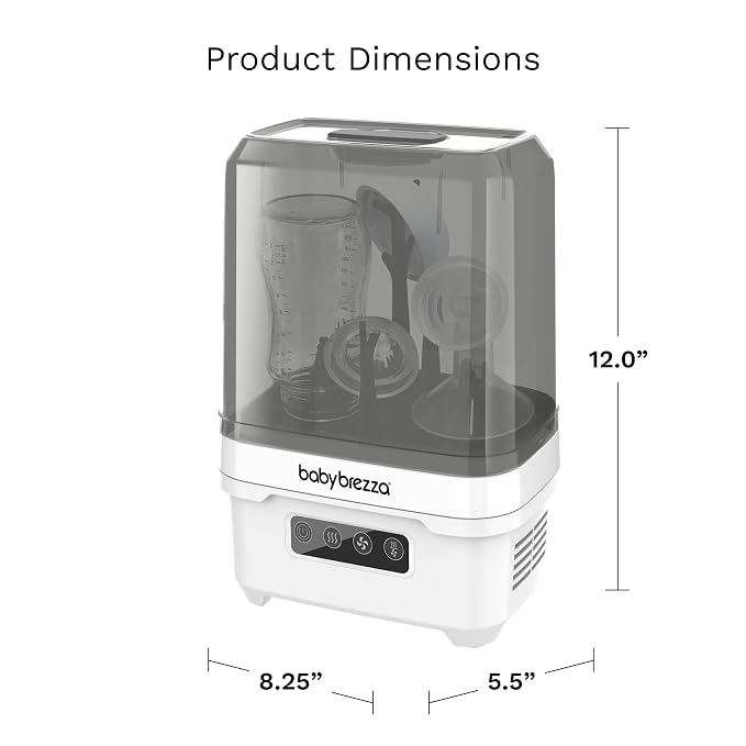 Baby Brezza Portable Baby Bottle Sterilizer Dryer - Image 8