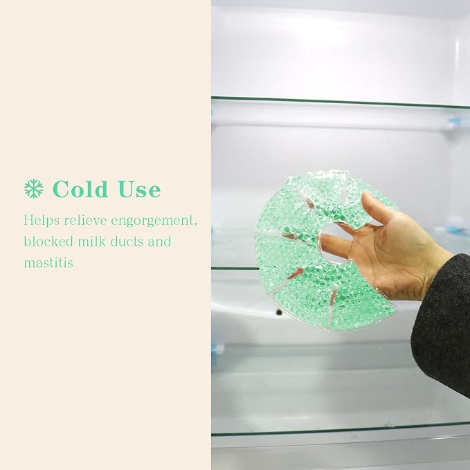 Hot/Cold Breast Gel Bead Ice Packs Breast Cooling/Heat Pads Relief - Image 7