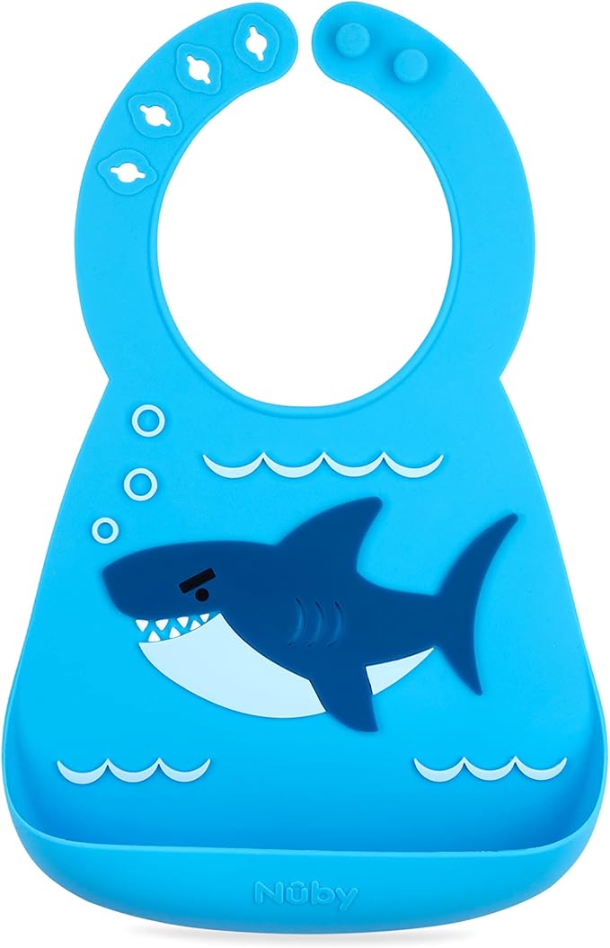 Nuby On The Go Silicone 3D Bib by NubyUSA