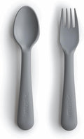 mushie Flatware Fork and Spoon Set by mushie