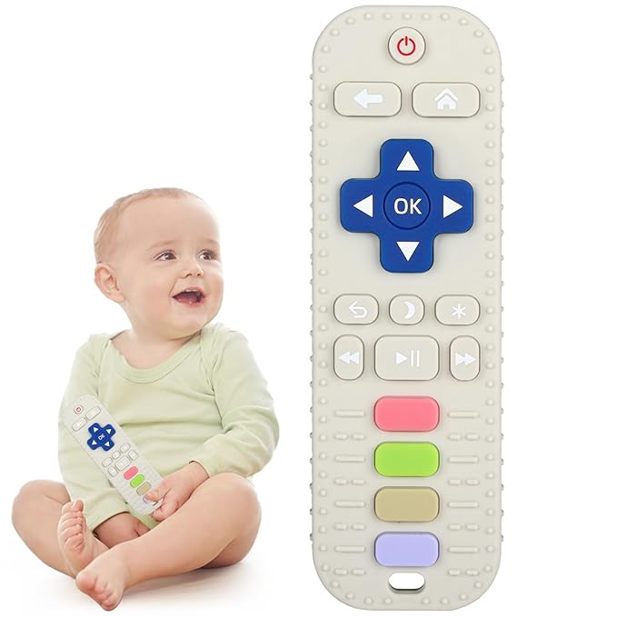 Chuya Silicone Baby Teether Toy TV Remote Control Shape Chew Toy by Chuya