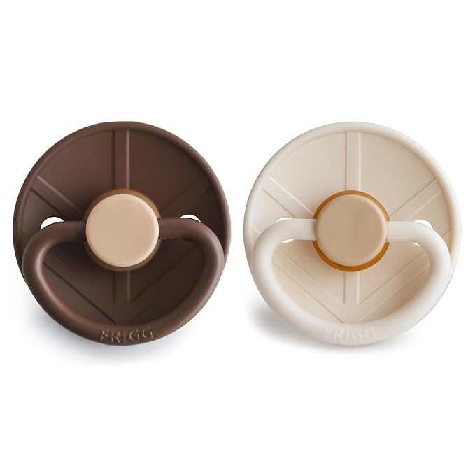 FRIGG Little Viking Natural Rubber Baby Pacifier 2-Pack | Made in Denmark | - Image 2