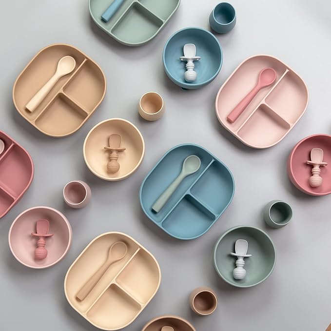SAMiGO Silicone Baby Spoons Self Feeding 6+ Months - Image 7