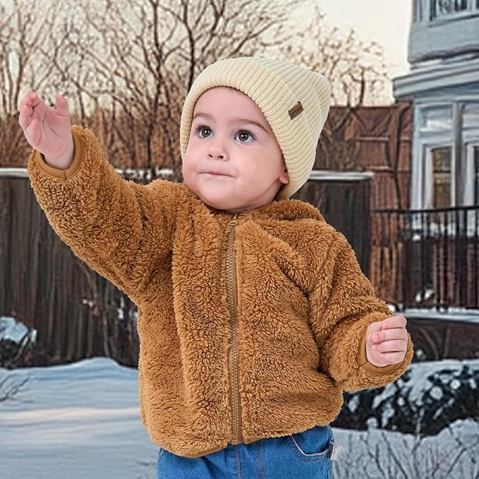 Bebila Baby Beanie Toddler Infant Winter Hats Knit Warm Caps - Image 3