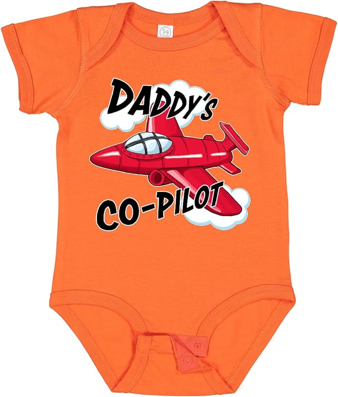 inktastic Daddys Co-Pilot for Fathers Day Baby Bodysuit by Inktastic