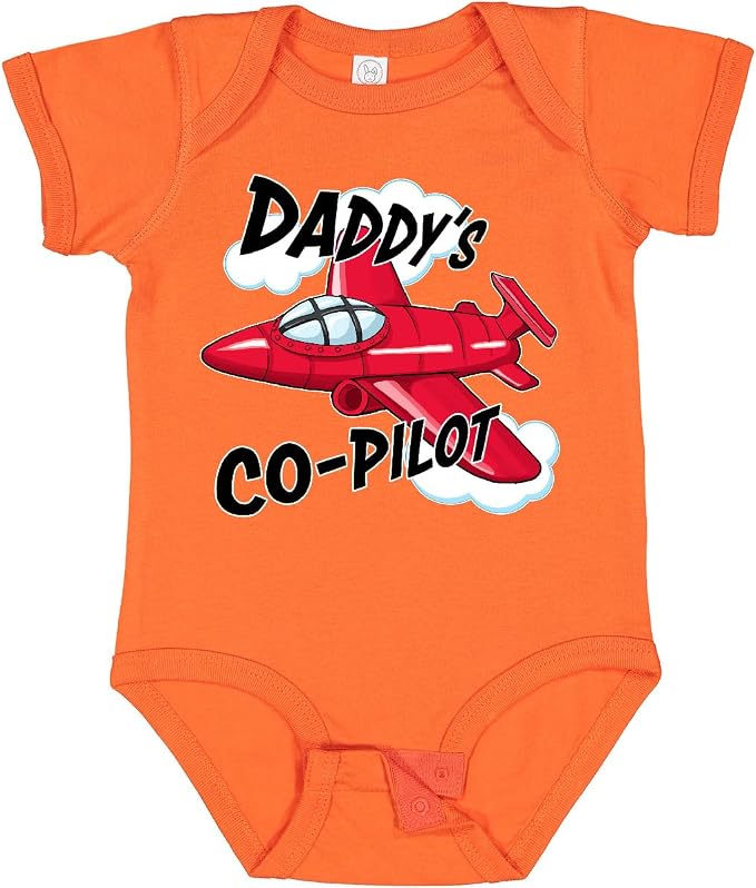 inktastic Daddys Co-Pilot for Fathers Day Baby Bodysuit by Inktastic