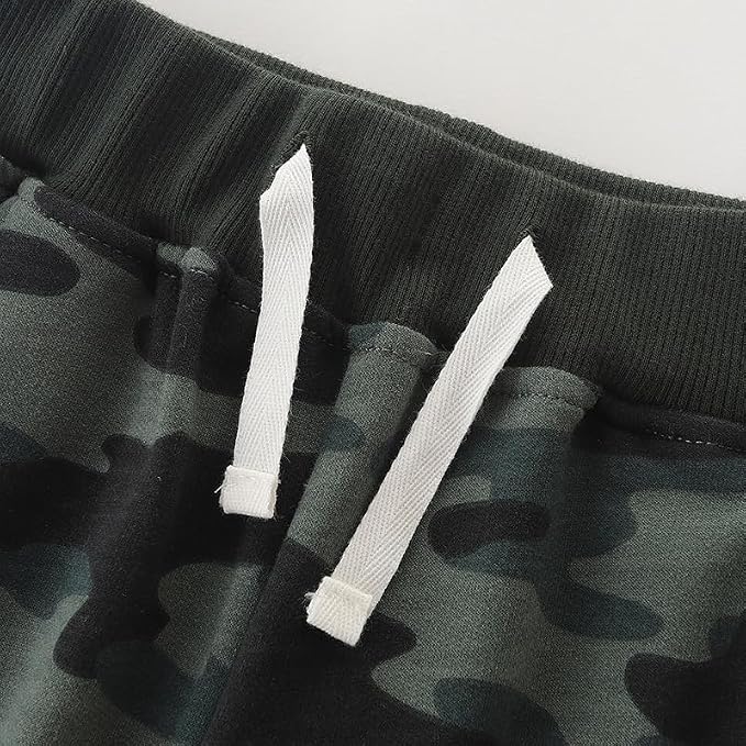 Boys Pants, Toddler 3 Pack Drawstring Elastic Sweatpants Cartoon Active Joggers - Image 3