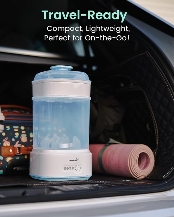 Bottle Sterilizer and Dryer, Compact Electric Steam Baby Bottle Sterilizer - Image 6