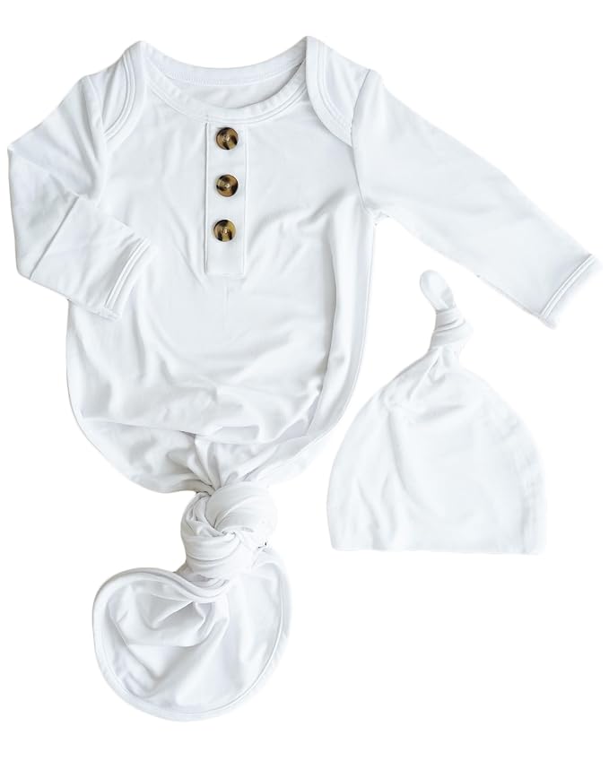 Caden Lane Newborn Knotted Gown by CadenLane