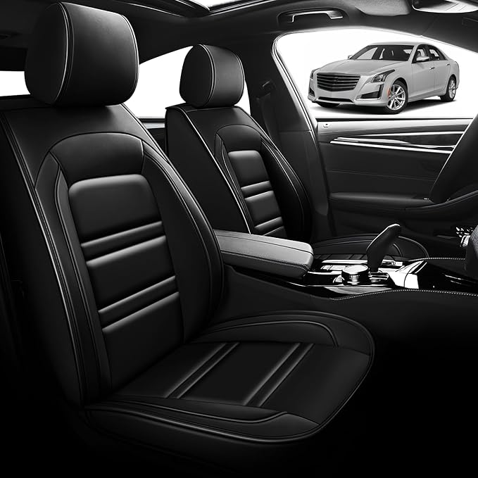 Seat Cover for Cadillac cts 2003-2019 | Car Seat Covers Front Seats, Waterproof - Image 2