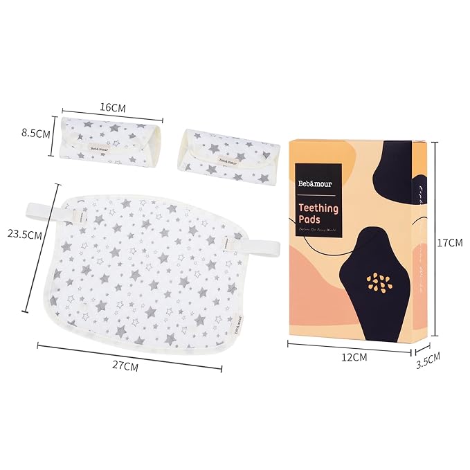 Bebamour Drool and Teething Reversible Cotton Pad - Image 5