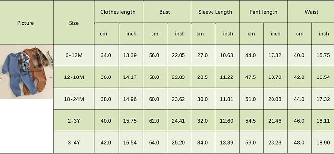 Toddler Baby Boy Fall Outfits Long Sleeve Crew Neck Pullover Sweatshirt + - Image 7