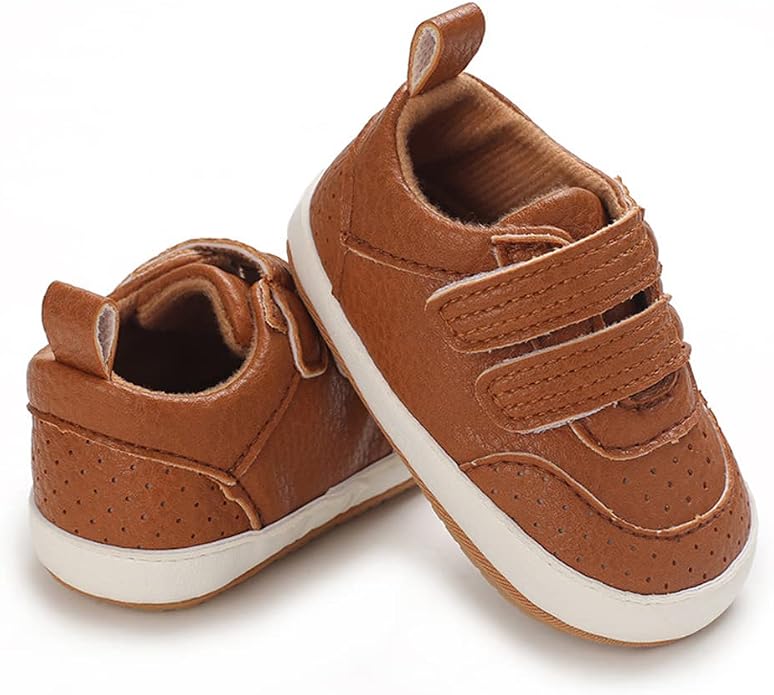 Clowora Baby Boys Girls Shoes Non-Slip Rubber Sole Sneakers Infant First - Image 3