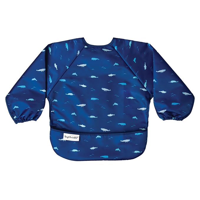 Tiny Twinkle Long Sleeve Bib for Babies & Toddlers – Waterproof Smock Bib for by TinyTwinkle