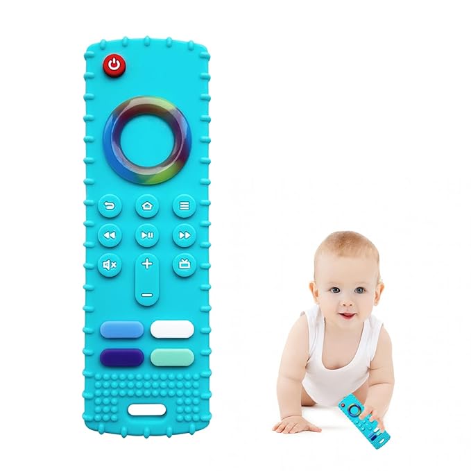Baby Teething Toys, Food Grade Silicone Teether by ROBBEAR