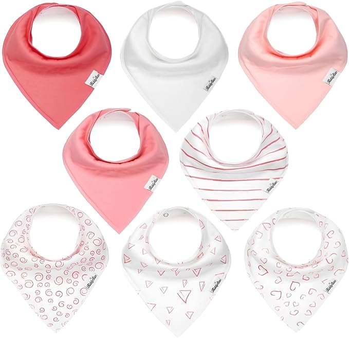 Organic Cotton Baby Bibs for Boys & Girls – Soft, Absorbent Teething & Drool by KiddyStar%C2%AE
