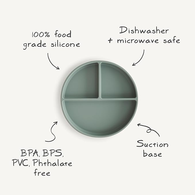 mushie Silicone Suction Plate | BPA-Free Non-Slip Design - Image 8