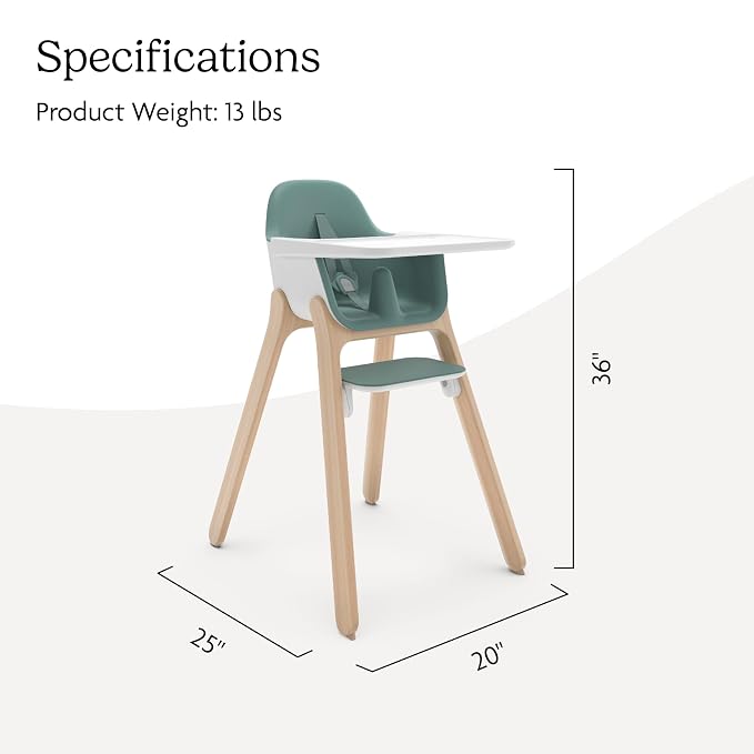 UPPAbaby Ciro High Chair/Sleek, Easy-to-Clean Design/Perfect-Fit Tray to Bring - Image 7