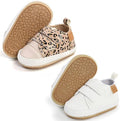 2Pairs Baby Shoes, Boys Girls Non-Slip Rubber Sole Sneakers, Unisex Infant Soft by 82-eitwo