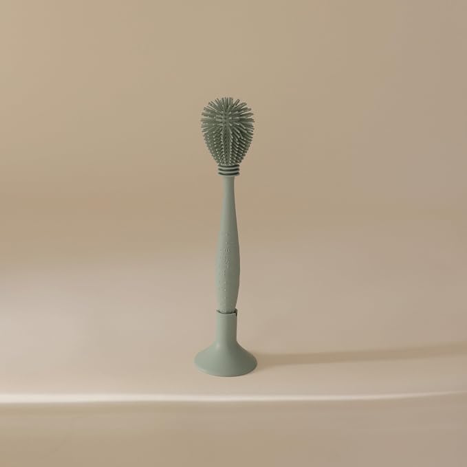mushie Baby Bottle Brush | Soft Silicone - Image 3