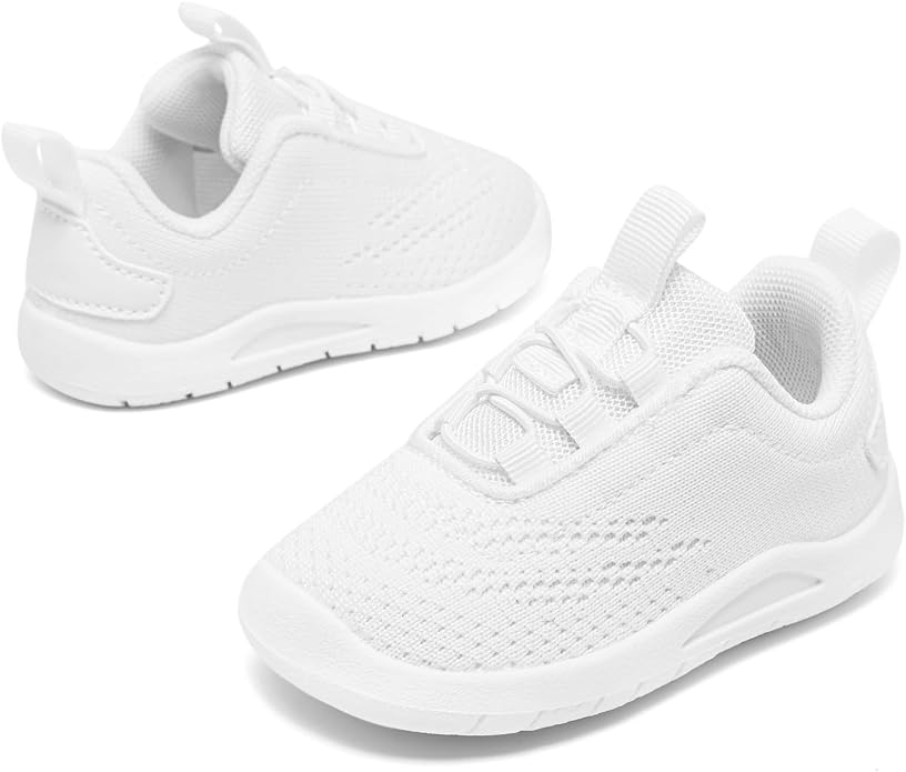 MORENDL Toddler Slip On Sneakers Baby Walking Shoes Non-Slip Breathable Unisex - Image 3