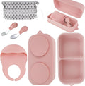 Travel Silicone Baby Feeding Set by TAOceeXI