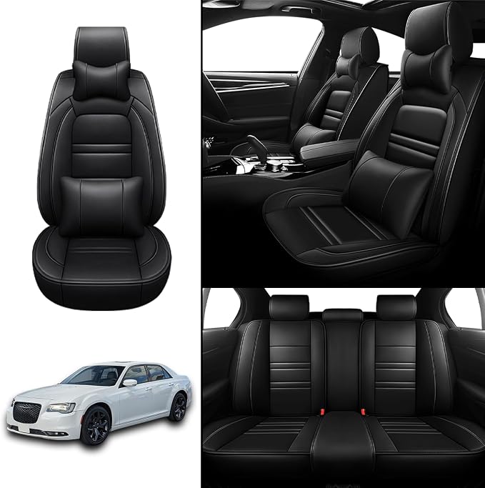 Car Seat Covers for Chrysler Car 300 2005-2023 | 5-Seats Seat Covers, - Image 2