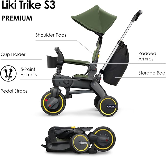 Doona Liki Trike S3, Desert Green - Image 2