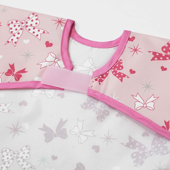 Long Sleeve Waterproof Bib for Toddlers – Feeding Smock for Baby Mealtime - Image 3