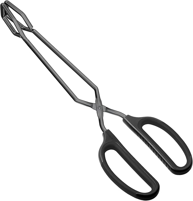 12" Stainless Steel Scissor Tongs by HINMAY