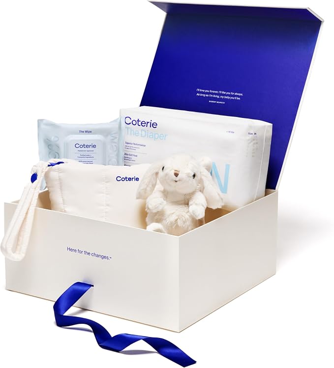Coterie The Newborn Gift Set, Size Newborn Diapers & Size 1, 1 Travel Size Pack by Coterie