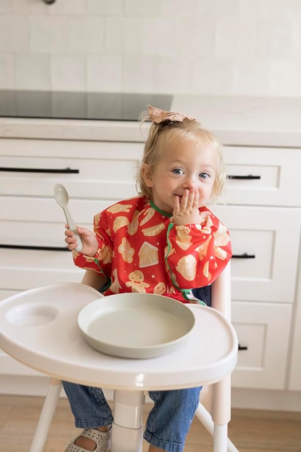Tiny Twinkle Long Sleeve Bib for Babies & Toddlers – Waterproof Smock Bib for - Image 2