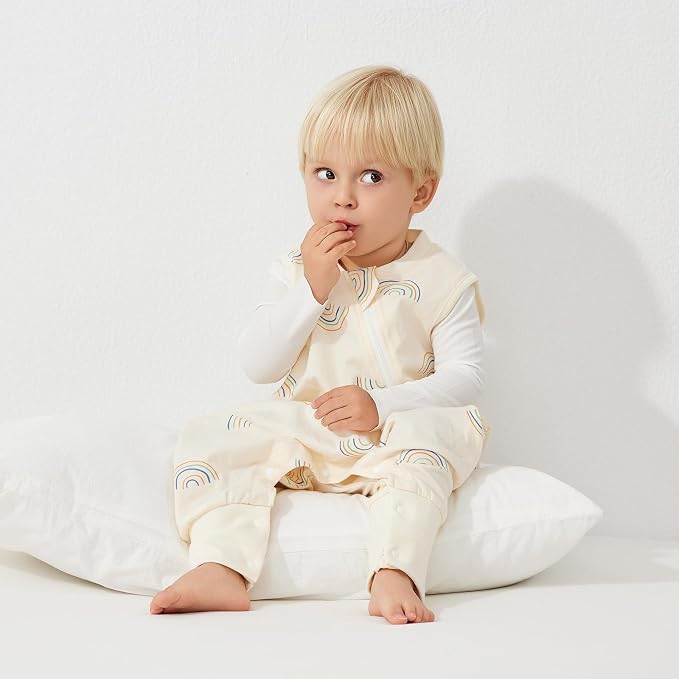 Duomiaomiao 2 Pack 0.5 TOG Toddler Sleep Sack 12-24 Months 100% Cotton - Image 3