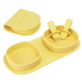 Silicone Foldable Novelty Dinner Plates, Baby Plates Travel Essential by YAHAA