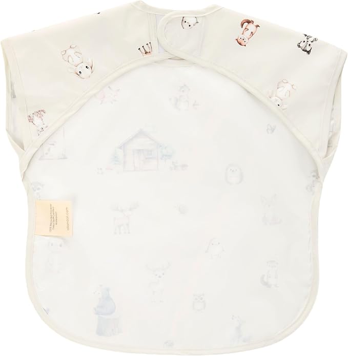 Ali+Oli Smock Bibs for Babies, BPA-Free Oeko-Tex Certified, Waterproof Baby - Image 2