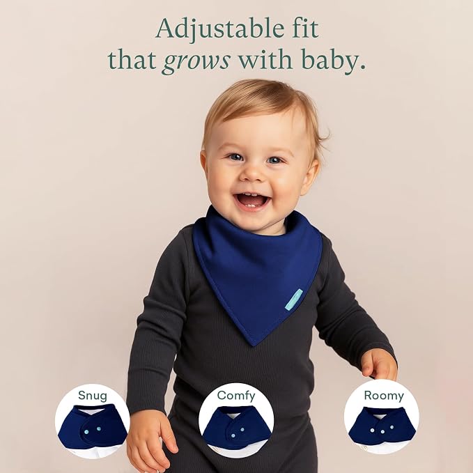 PurComfy SuperSoft Baby Bibs, Premium Bamboo Bandana Drool Bibs - Image 5
