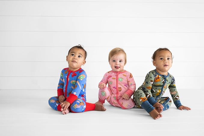 Little Sleepies Pajamas for Baby Boys & Girls, Viscose from Bamboo Baby Pajamas - Image 7