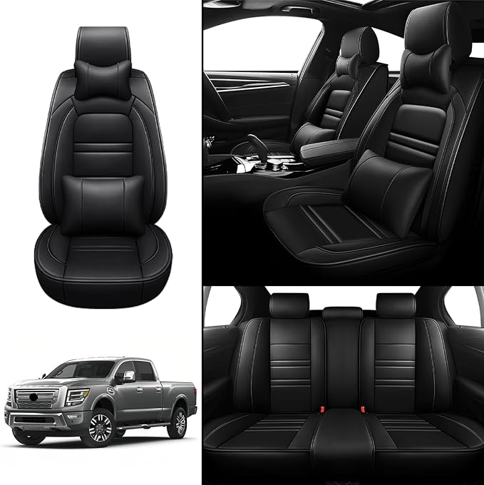 Car Seat Covers for Nissan Car Titan 2004-2024 | 5-Seats Seat Covers, - Image 2