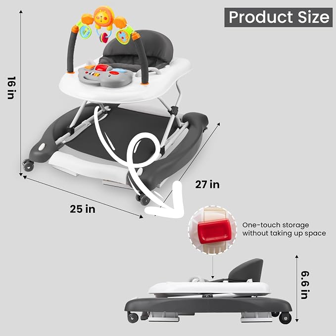 Baby Walker, 5-in-1 Baby Walkers - Image 9