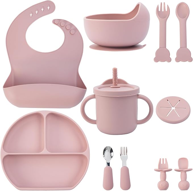 Baby Feeding Set, Toddler Led Weaning Utensils Set by MBQMBSS