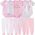 Baby Layette Set Baby Boys' 9-Piece Bodysuits Pants Set Toddler Girl Boy Unisex by Kiddiezoom
