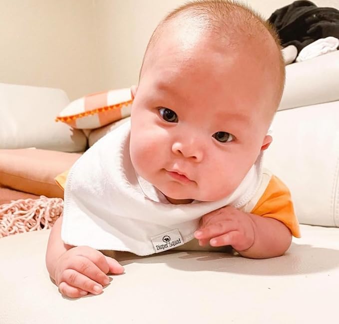 DiaperSquad's Baby Bibs for Drooling and Teething, Bibs for Boys, Baby Girl - Image 7