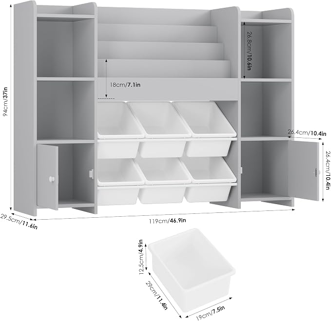 FINETONES Toy Storage Organizer - Image 2