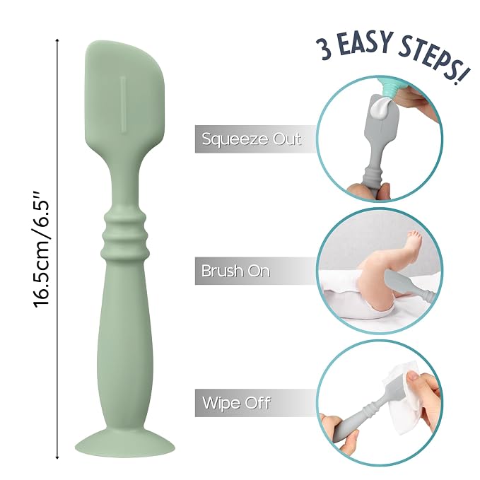 3 Packs Silicone Diaper Cream Applicator - Image 3