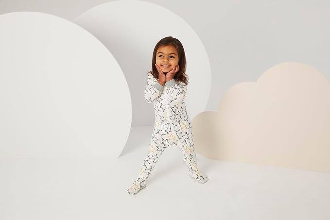 HUGGIES unisex-baby 3-pack Footed Coverall Pajamas - Image 6