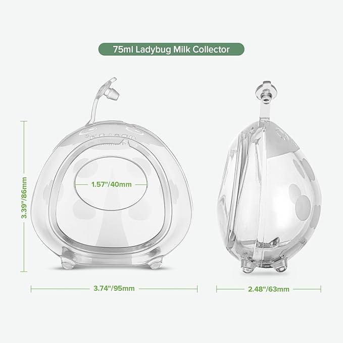 haakaa Ladybug Silicone Breast Milk Collector - Image 8